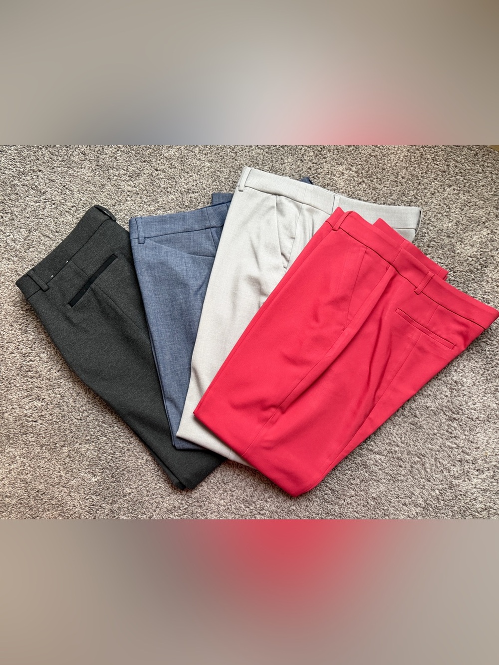 4 Express Columnist Dress Pants, Size 14L — $40 for all